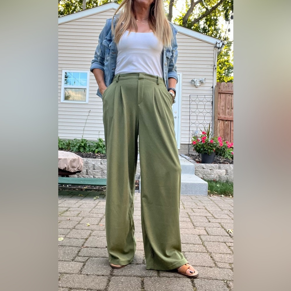 High Waisted Waffle Pants